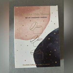 NWT: Set of 3 Massage Candles